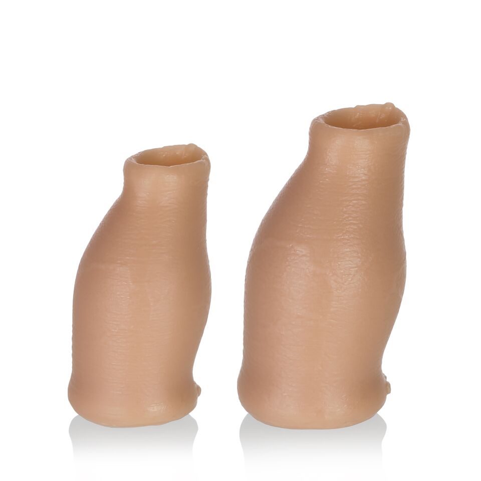 Oxballs Hood Moreskin Silicone Faux Foreskin - Light Tone - Small/Medium