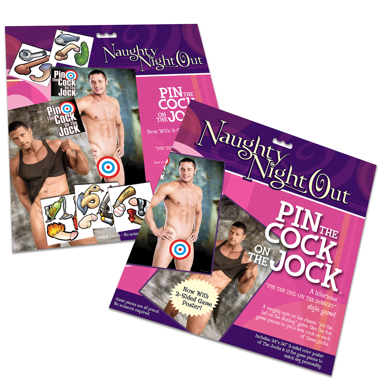 Sportsheets Pin the Cock on the Jock Game – Multi