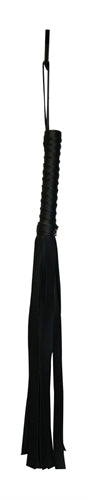 Sportsheets Mini Flogger – Vinyl – Black