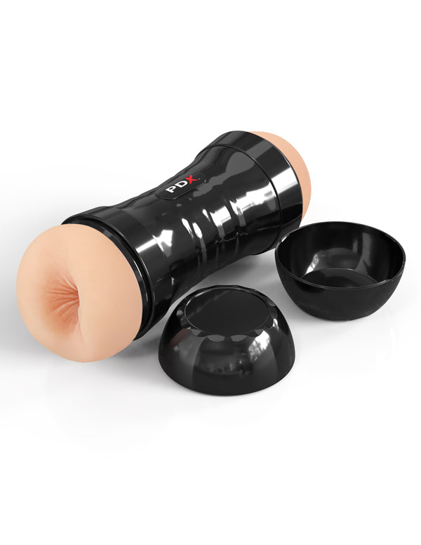 Pipedream Extreme Super Flip-a-Pussy Over Stroker – Beige