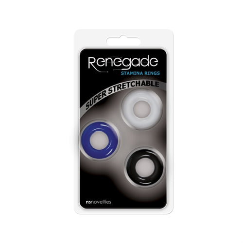 Renegade Stamina Rings – Stretchy TPE Cock Rings – Multi-Color