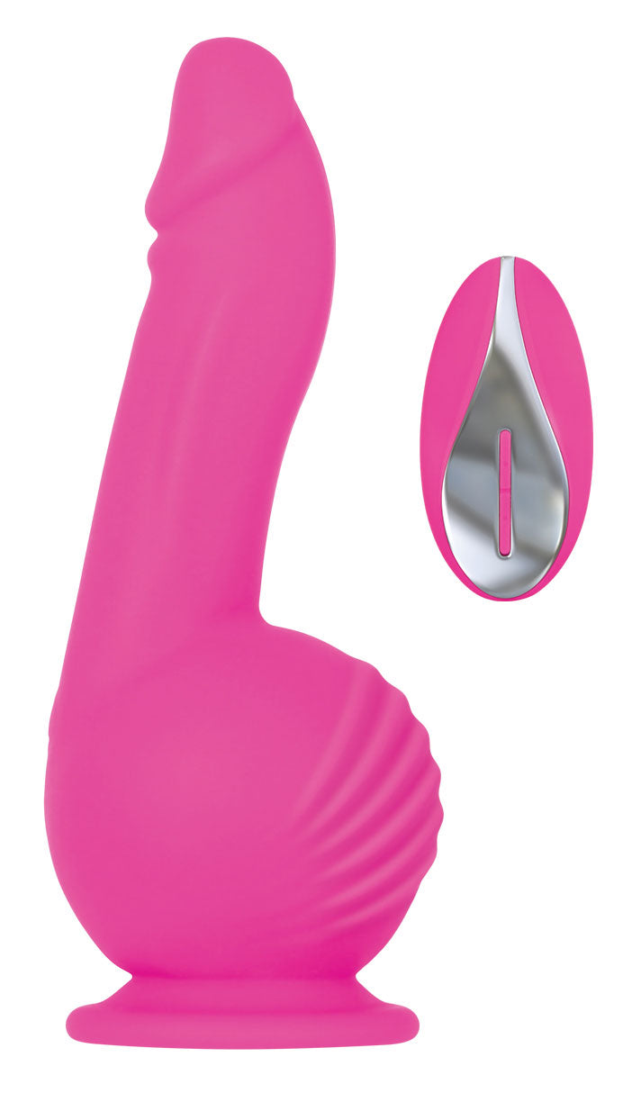 Evolved Novelties Ballistic Dual-Motor Vibrating Toy with Suction Cup Base - Black