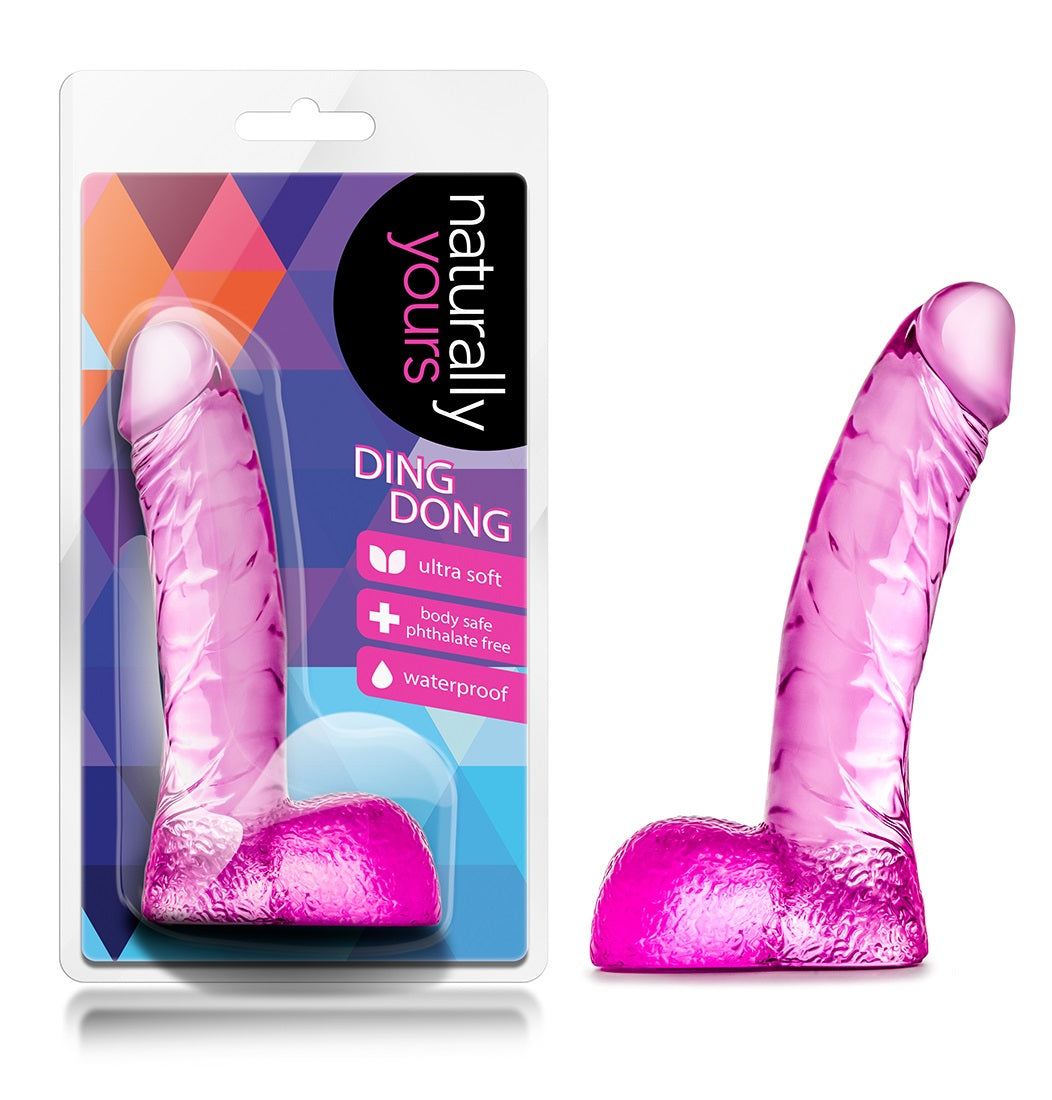 Blush Naturally Yours Ding Dong Vibrator – Pink – G-Spot Stimulation