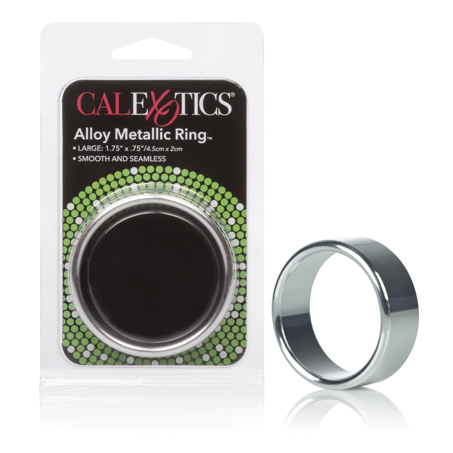 CalExotics Alloy Metallic Ring – Large Silver Enhancement Ring