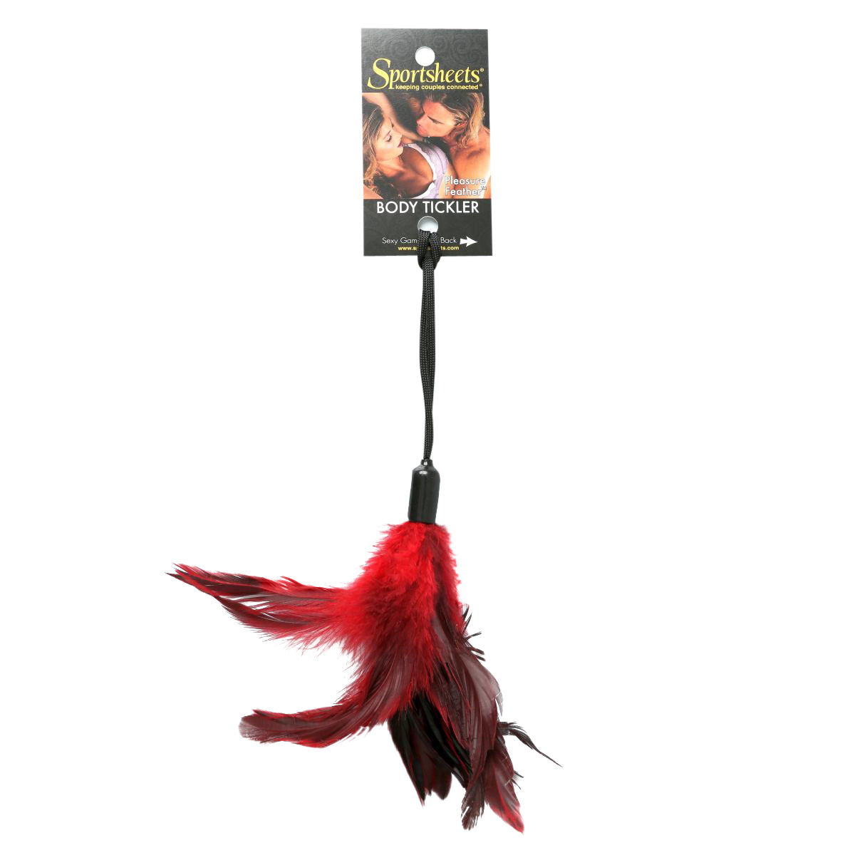 Sportsheets Pleasure Feather - Tickle Accessory - Red