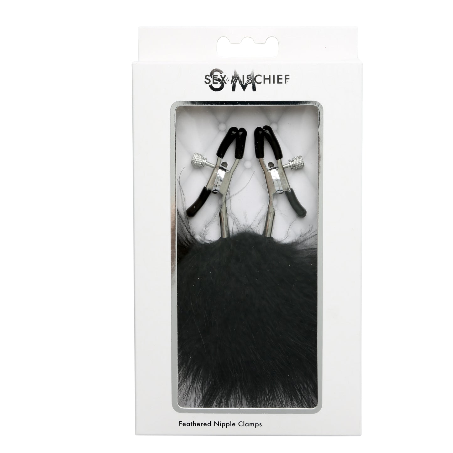 Sportsheets Feathered Nipple Clamps – Black