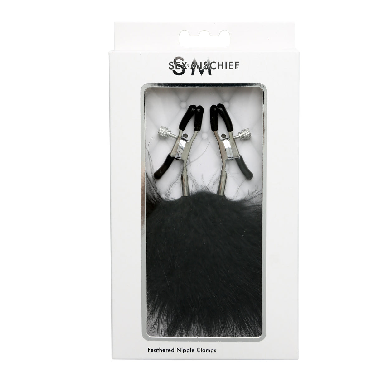 Sportsheets Feathered Nipple Clamps – Black
