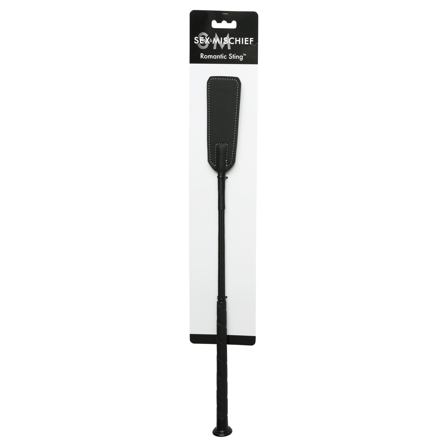 Sportsheets Romantic Sting Crop - Black - Impact Tool