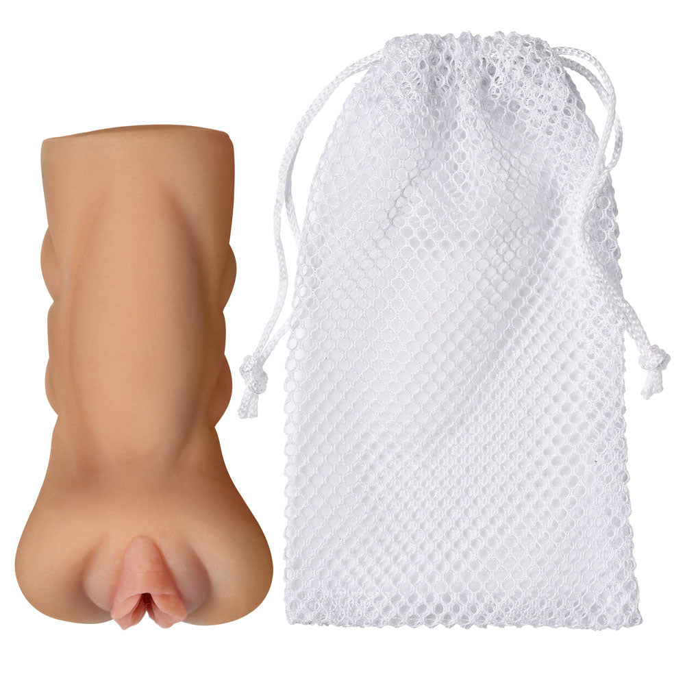 Cloud 9 Personal Pussy Pocket Stroker - Tan - Realistic Design