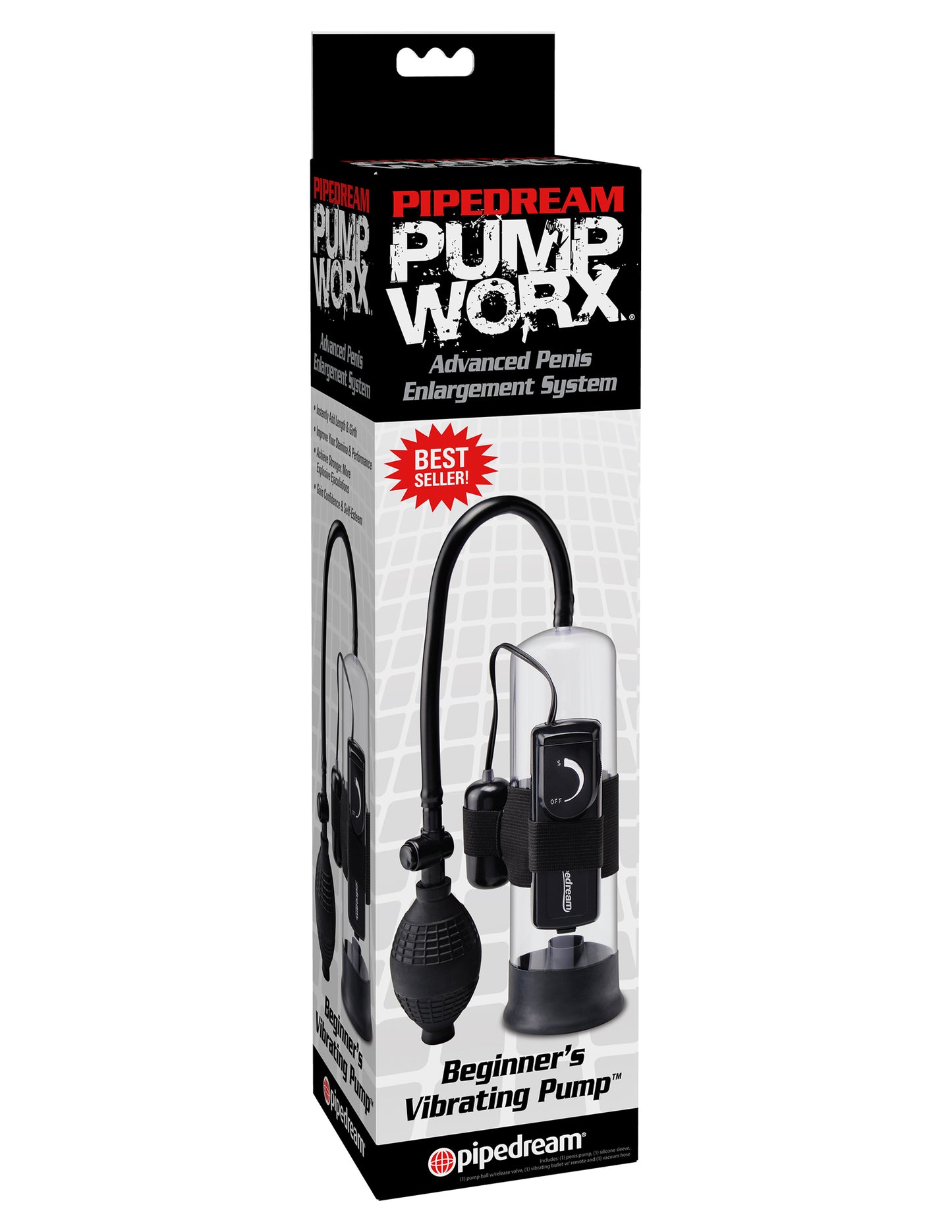 Pipedream Beginners Vibrating Pump - Black