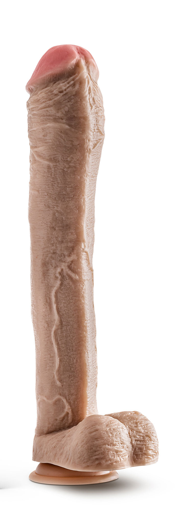 Dr. Skin Mr. Ed 13-Inch Dildo with Suction Cup Base - Beige