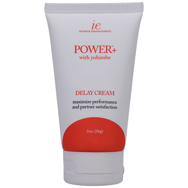 Doc Johnson Power Plus Delay Cream for Men - 2 Oz - Odorless and Tasteless