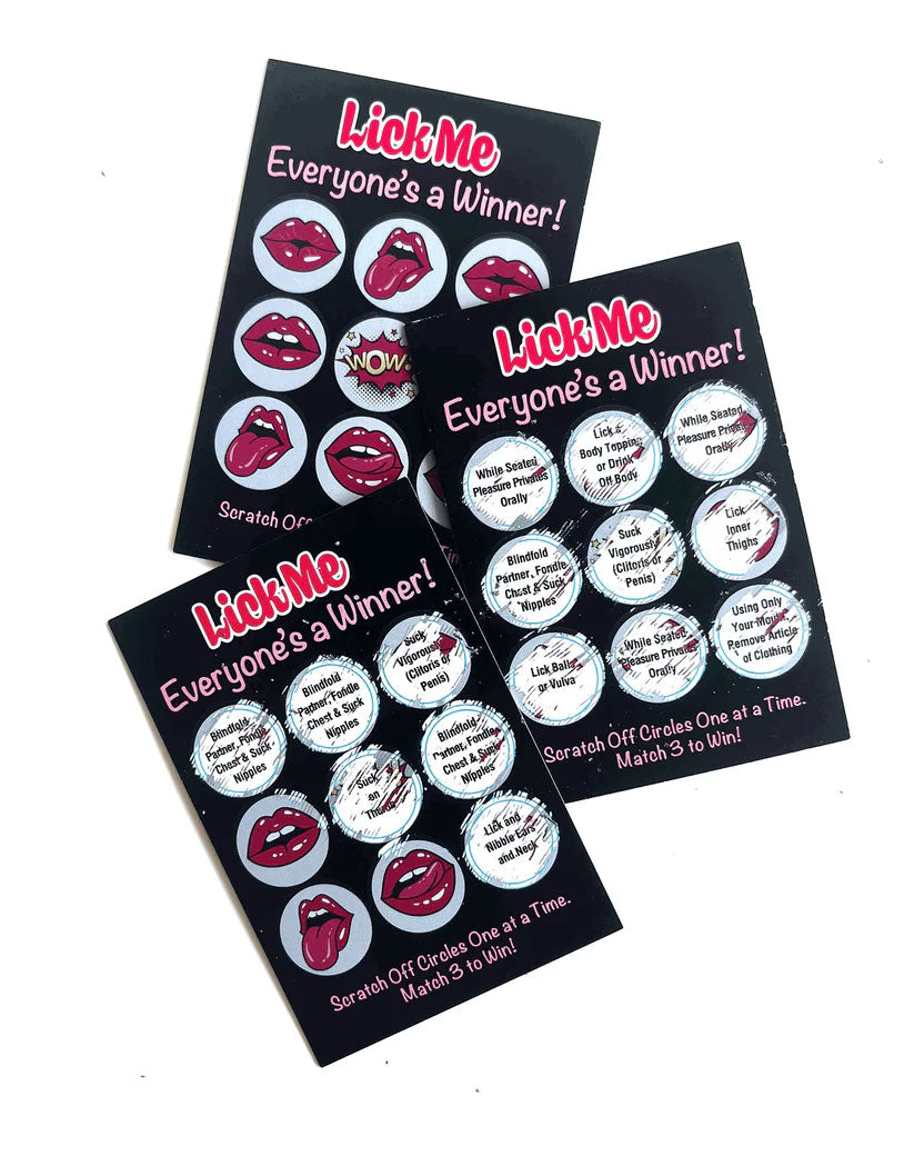 Little Genie Lick Me Lotto 12 Winning Scratch-off Tickets