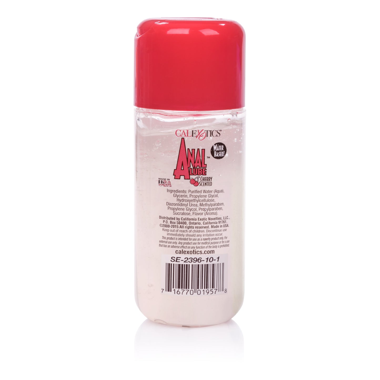CalExotics Anal Lube 6 Oz - Cherry Scented Water-Based Lubricant