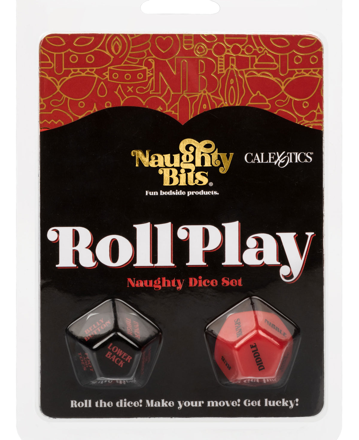 CalExotics Naughty Bits Roll Play Naughty Dice Set – Couples Game