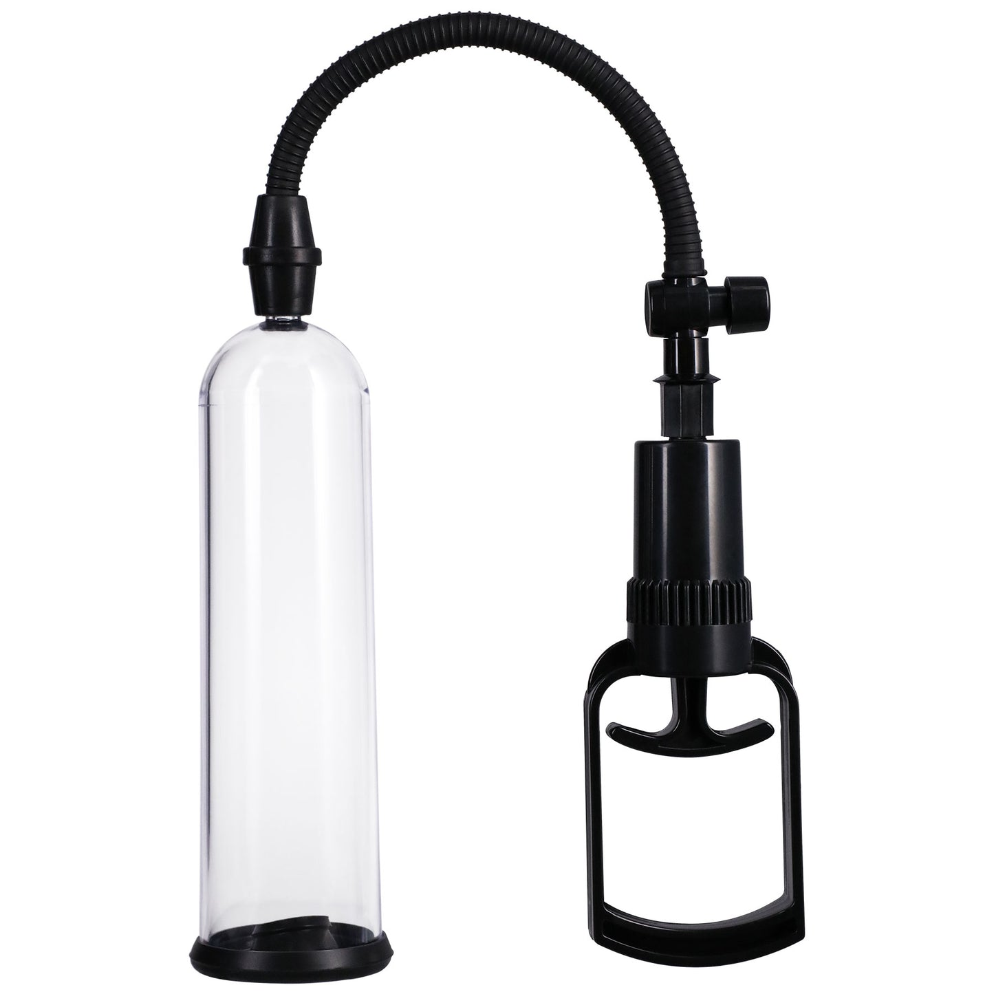 Rock Solid Manual Penis Pumping Kit – Black/Clear