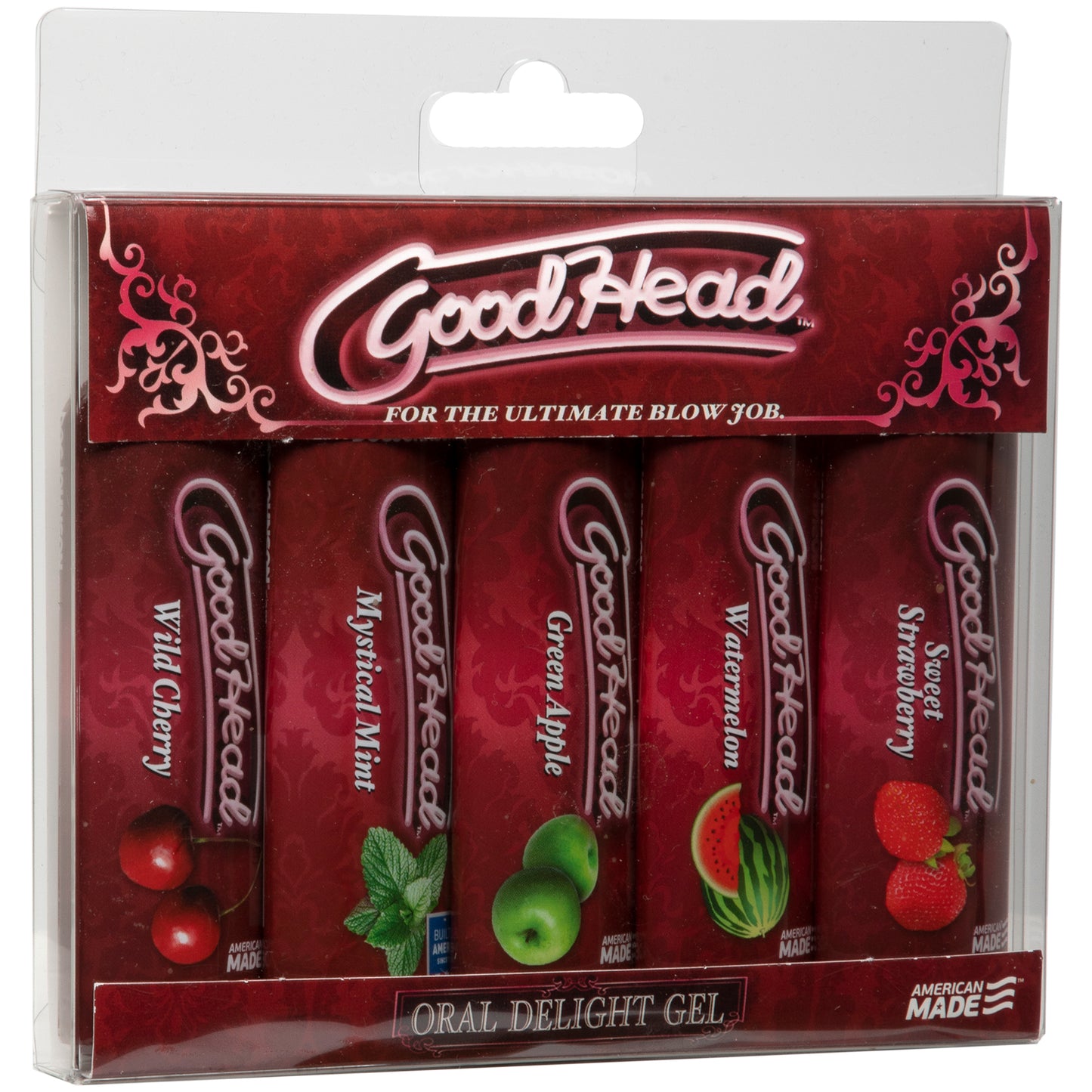 Doc Johnson Good Head Oral Delight Gel – Edible Blow Job Enhancer – 5 Flavors