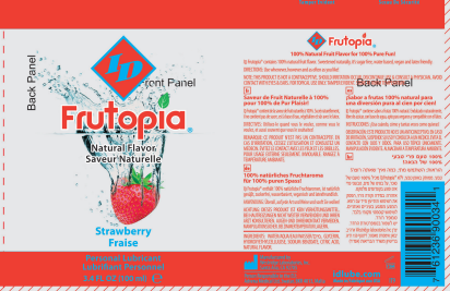 I.D. Lubricants Frutopia Natural Flavor Strawberry 1 Oz – Water-Based Lubricant