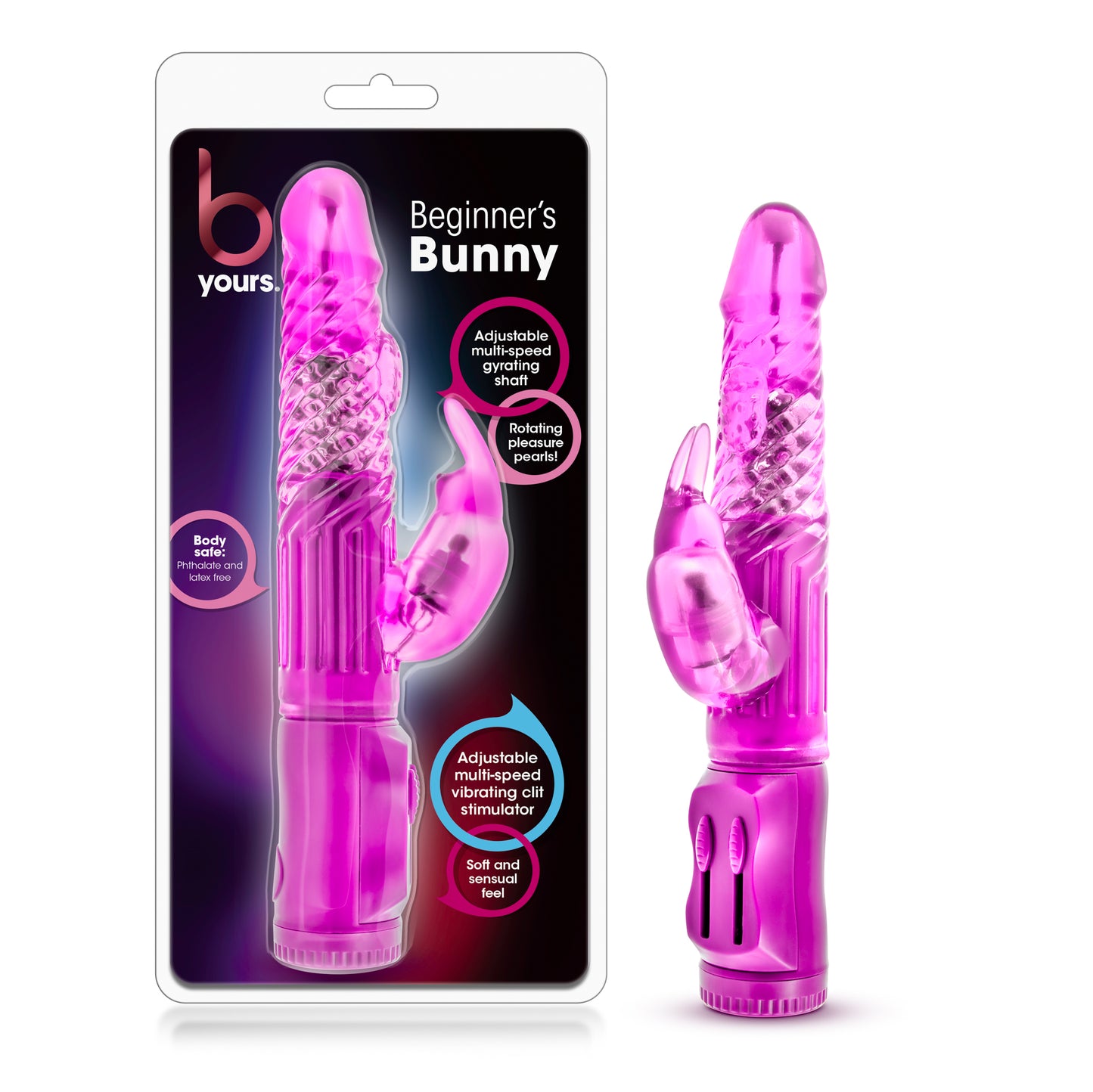 B Yours Beginner's Bunny Rabbit Vibrator – Pink