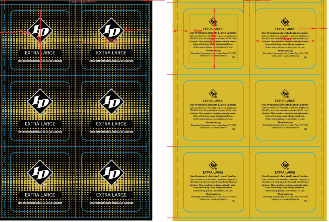 ID Condom Extra Large 144pc Bulk Bag