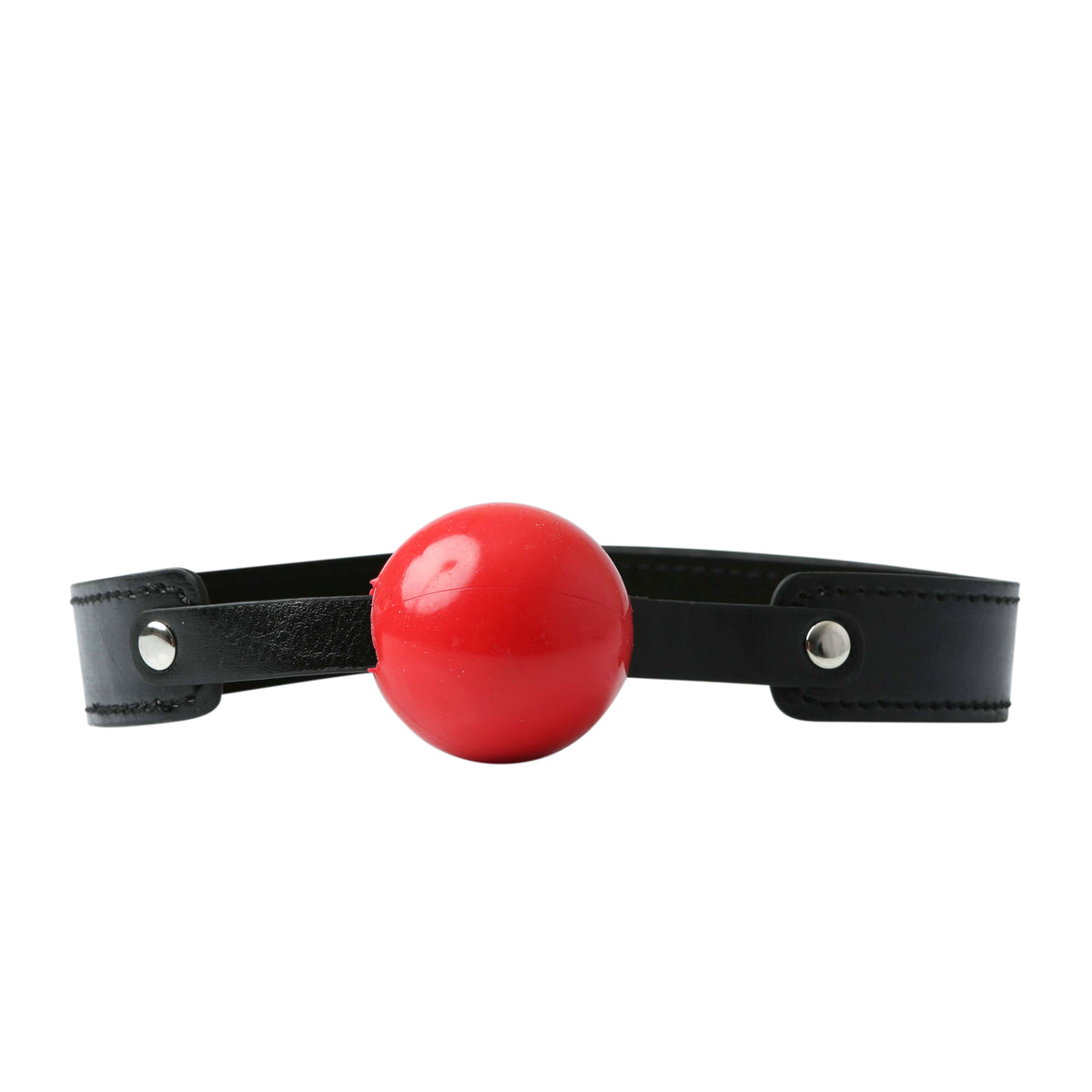 Sportsheets Solid Ball Gag - Red - 2 Inch Diameter