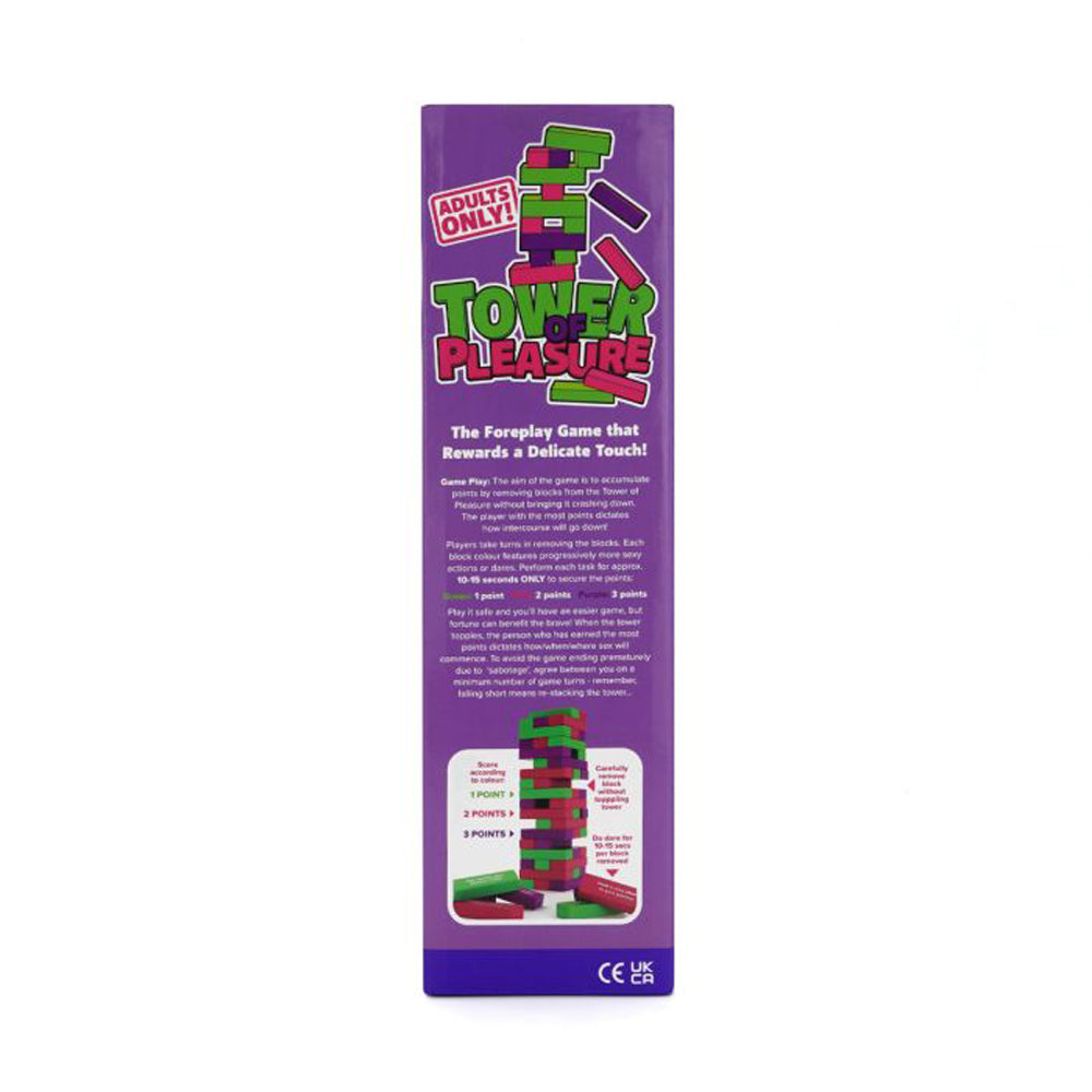 Creative Conceptions Tower of Pleasure Couples Tumbling Game – Multi-Color