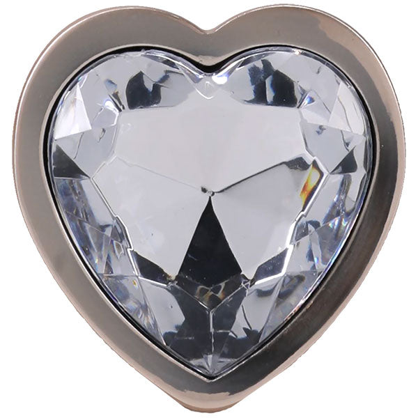 Doc Johnson Booty Bling Metal Heart Plug – Medium – Gold
