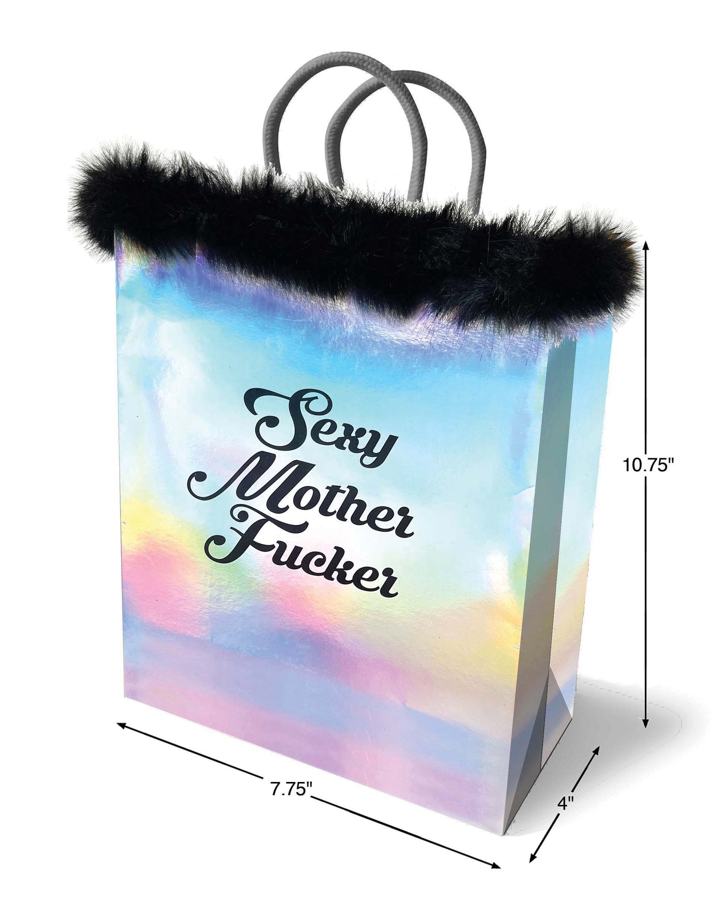 Little Genie Sexy Mother Fucker Gift Bag - Silver - Premium Card Stock