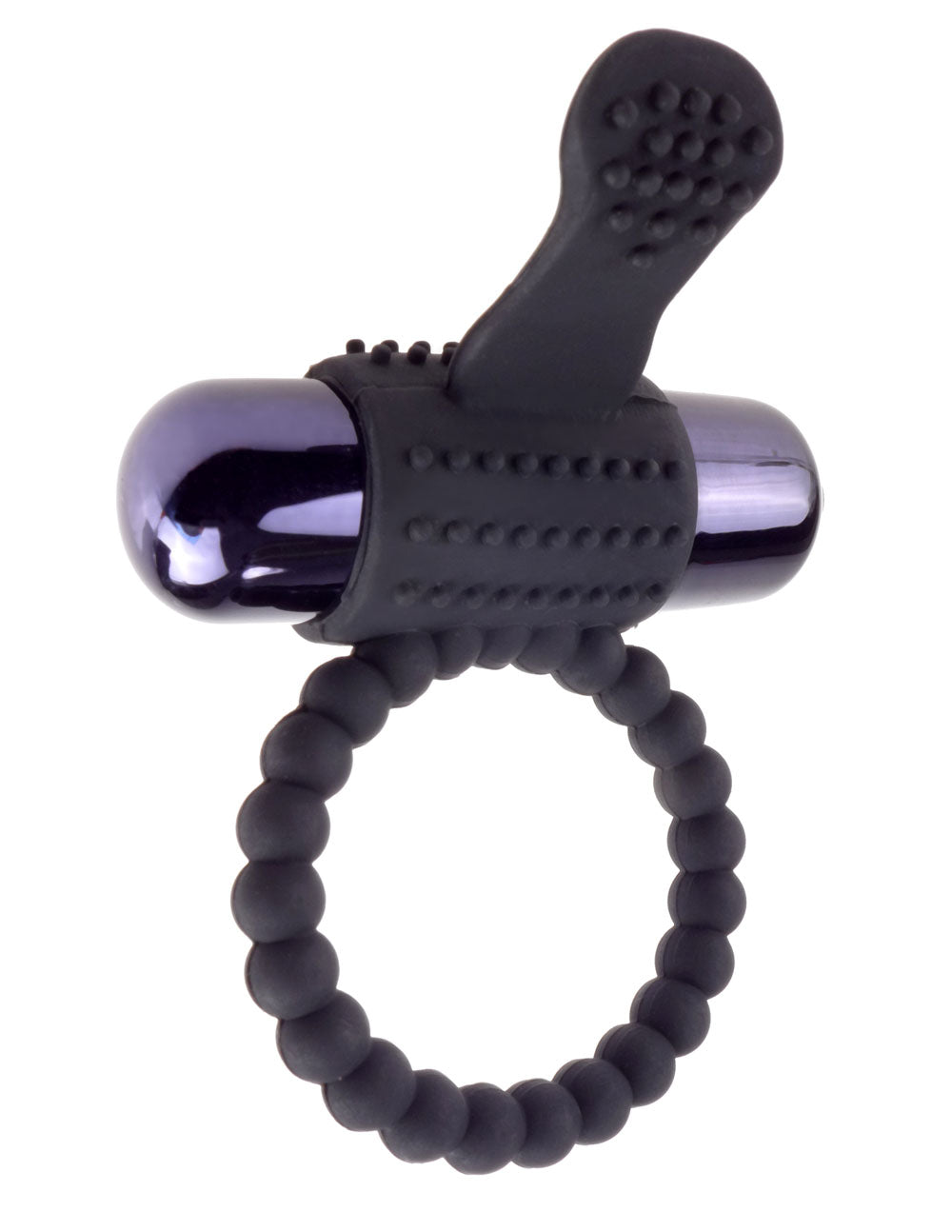 Pipedream Fantasy C-Ringz Vibrating Silicone Super Ring - Black