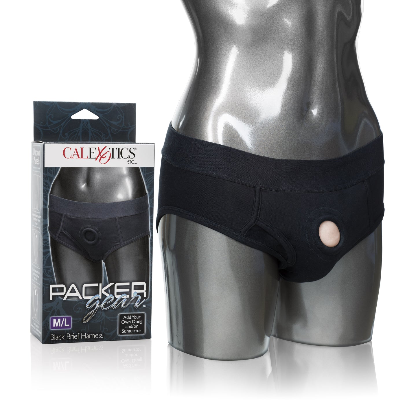 CalExotics Packer Gear Brief Harness – Medium/Large – Black