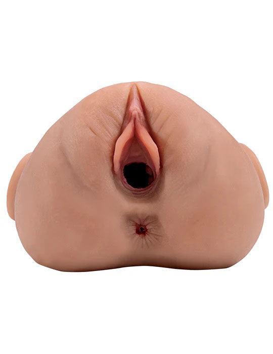Pipedream Pdx Plus Double Pounder Vibrating Squeeze Stroker – Brown