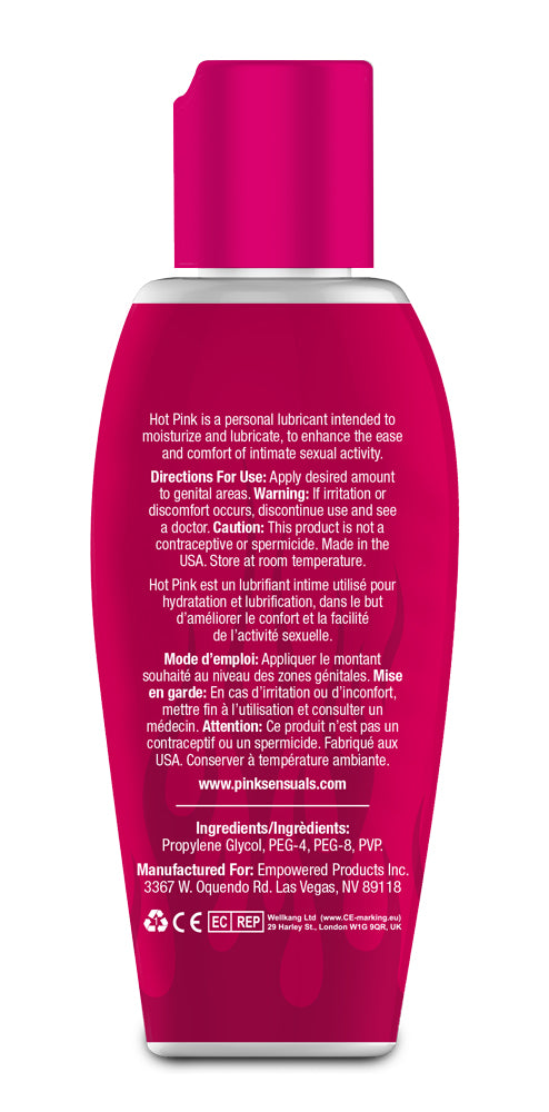 Gun Oil Pink Hot Pink Warming Lubricant for Women - 2.8 Oz