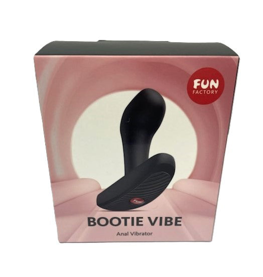 Fun Factory Bootie Vibe Anal Vibrator - Black - 12 Vibration Modes