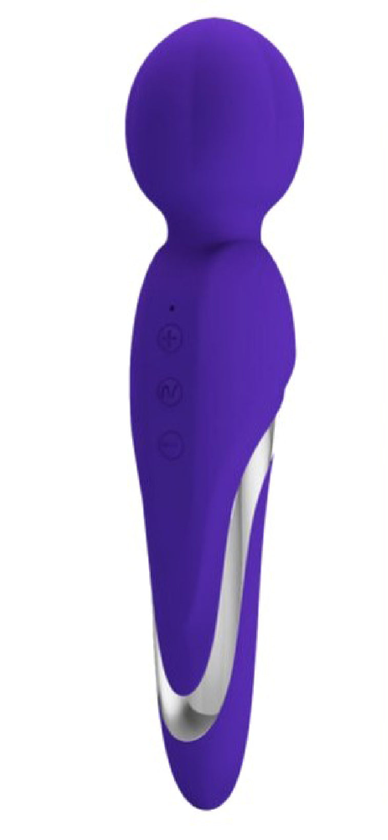 Pretty Love Walter Super Soft Silicone Wand - Purple - Multi-Function Vibrator