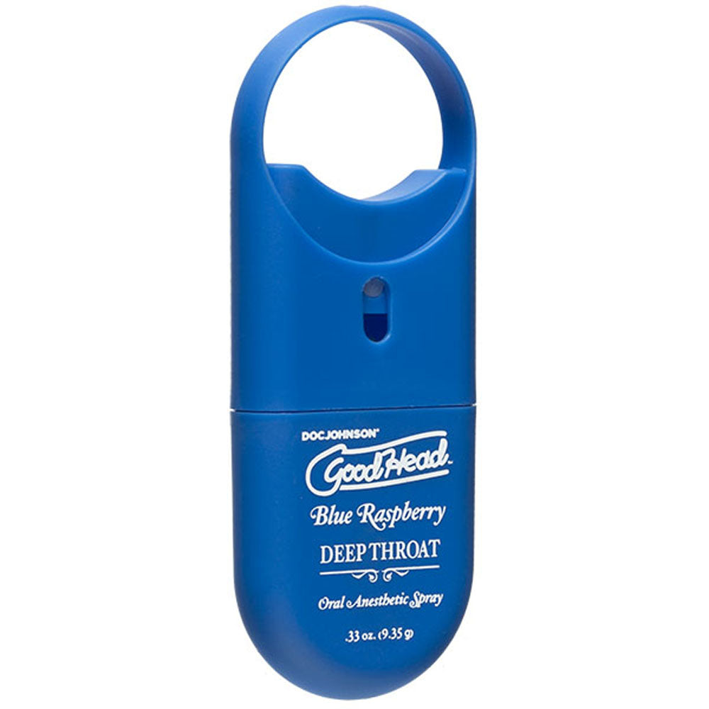 Goodhead Deep Throat Spray - Blue Raspberry Flavor - 0.33 Oz