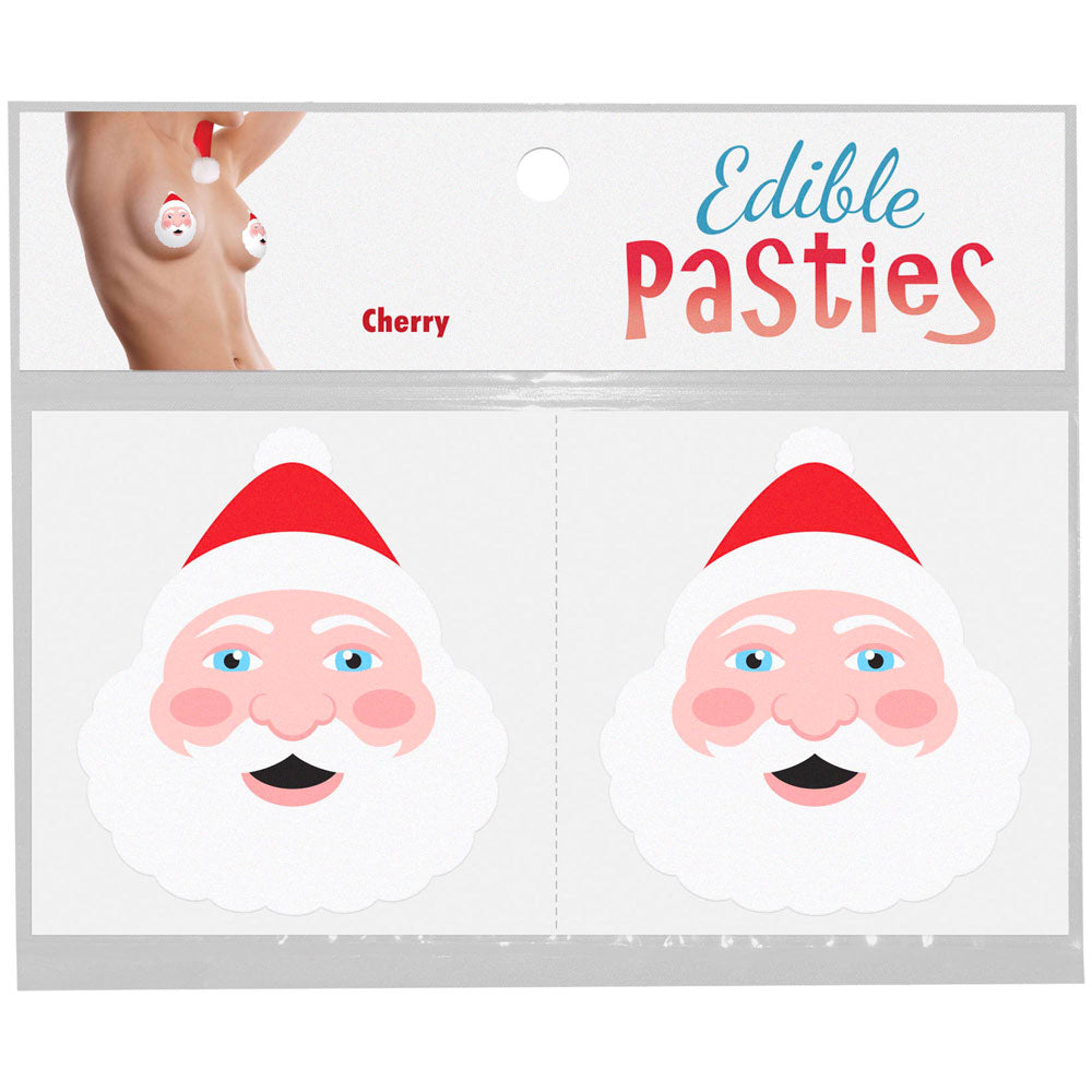 Kheper Games Santa Face Pasties – Edible Body Pasties – Cherry Flavored