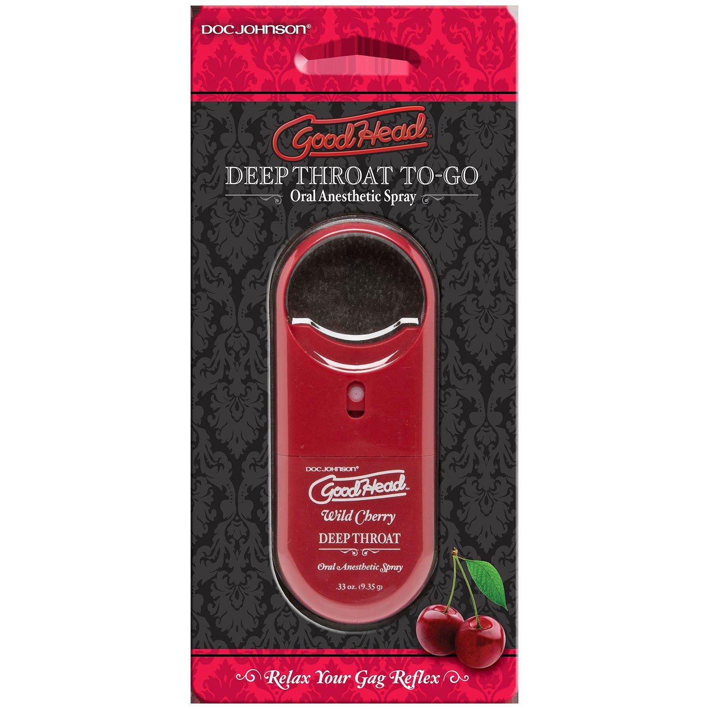 Doc Johnson Goodhead Deep Throat Spray - Wild Cherry Flavor