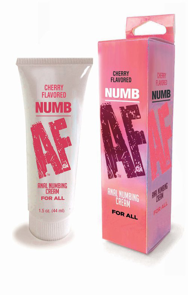 Little Genie Numb AF Anal Desensitizer Gel - Cherry Flavor - 1.5 Fl Oz