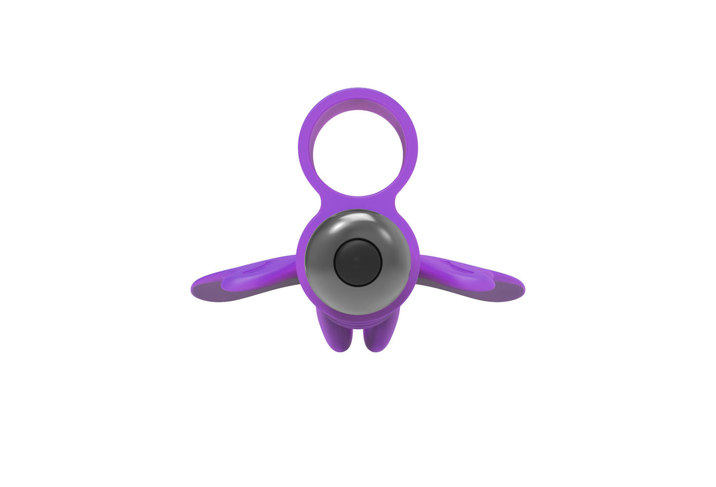 The 9's Flirt Finger Butterfly Finger Vibrator – Purple – Multi-Function, Multi-Speed