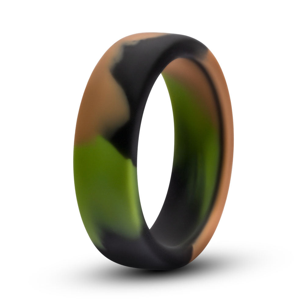 Blush Performance Silicone Camo Cock Ring – Green Camouflage