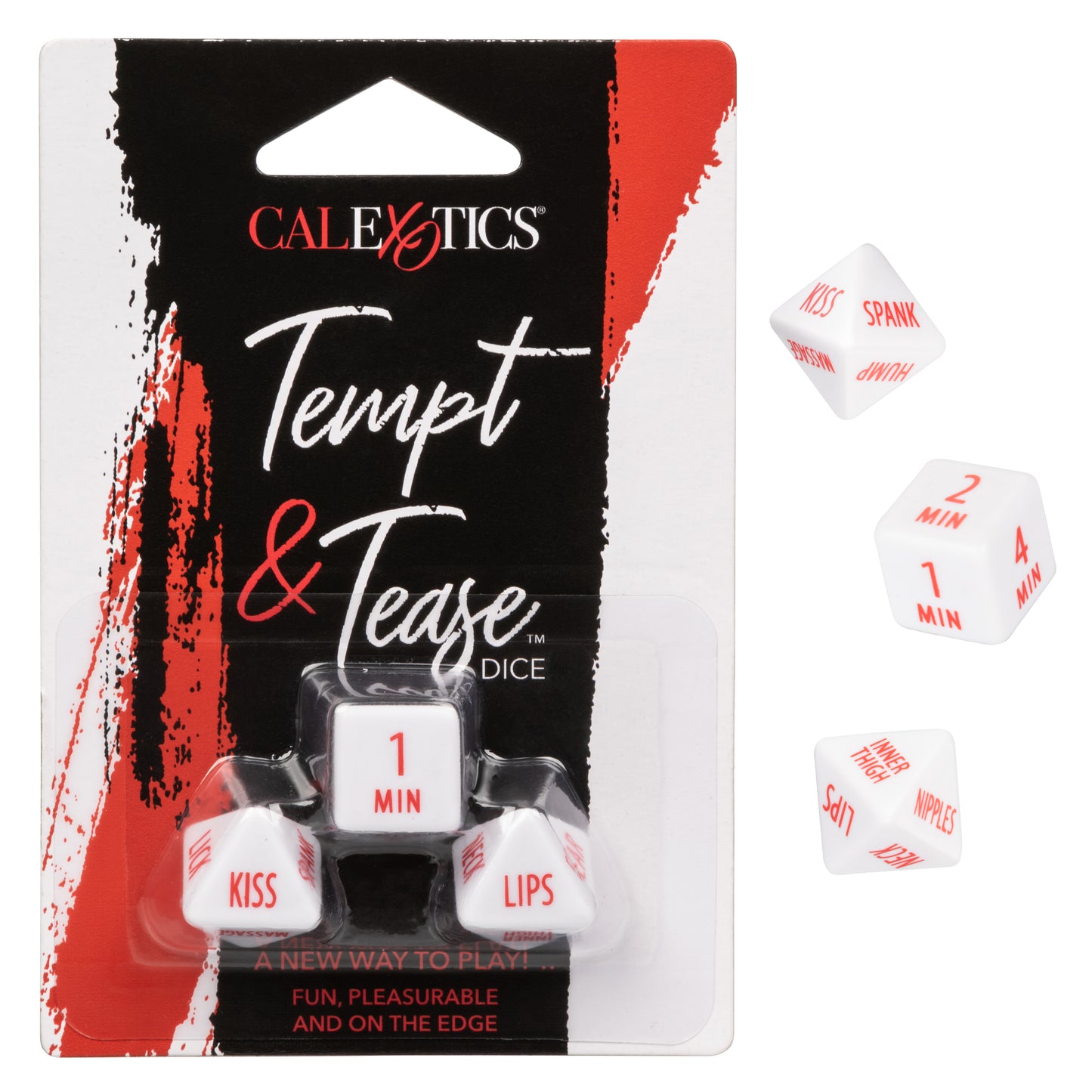CalExotics Tempt & Tease Dice Game – Multi Color, Waterproof