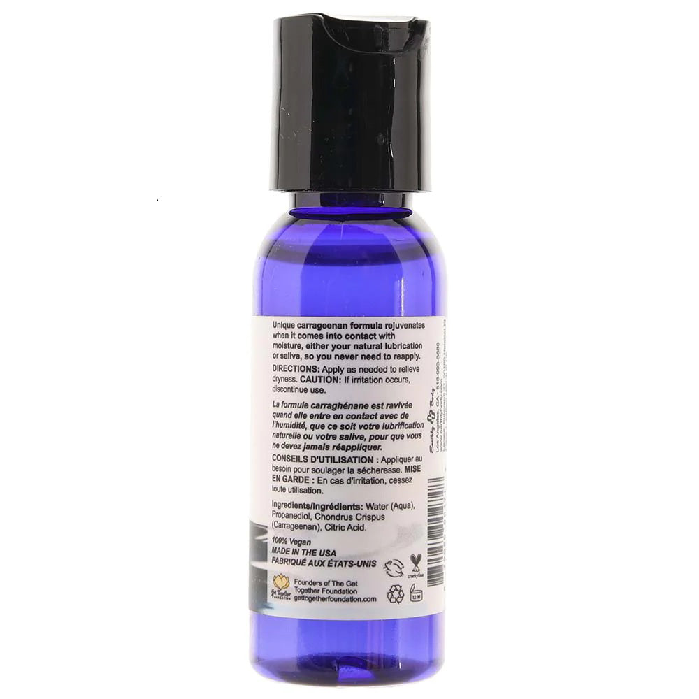Earthly Body Water Slide Personal Lubricant 1 Oz – Water-Based, Natural Formula