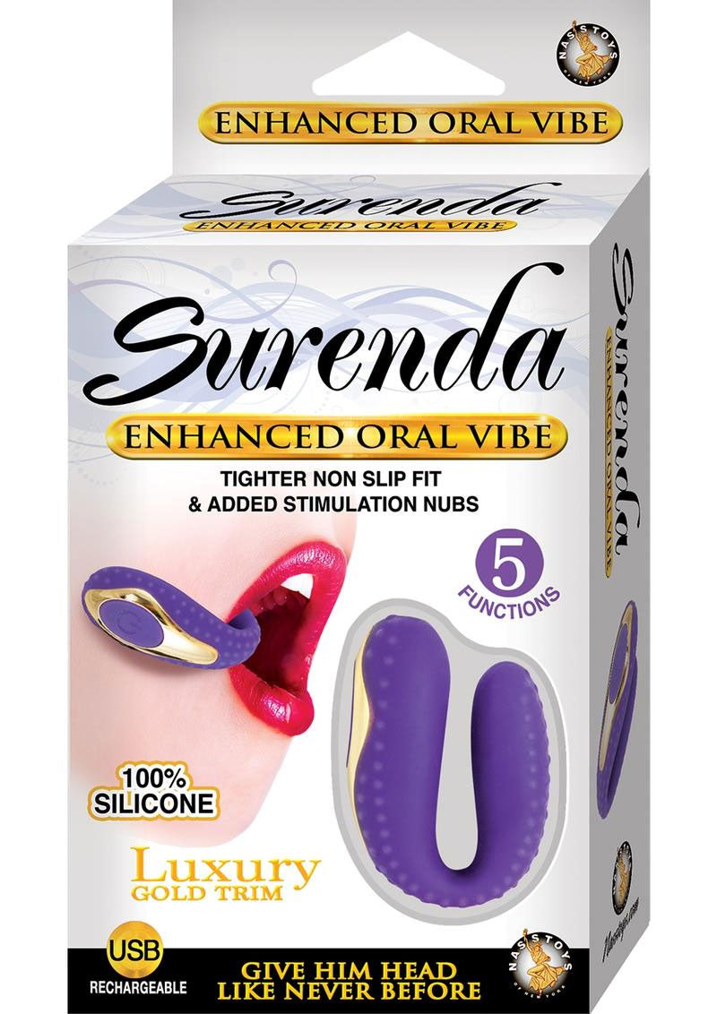 Surenda Enhanced Oral Vibe – Vibrating Accessory with 5 Functions – Purple