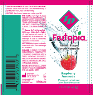 I.D. Lubricants Frutopia Natural Flavor Raspberry - 1 Oz Water-Based Lubricant