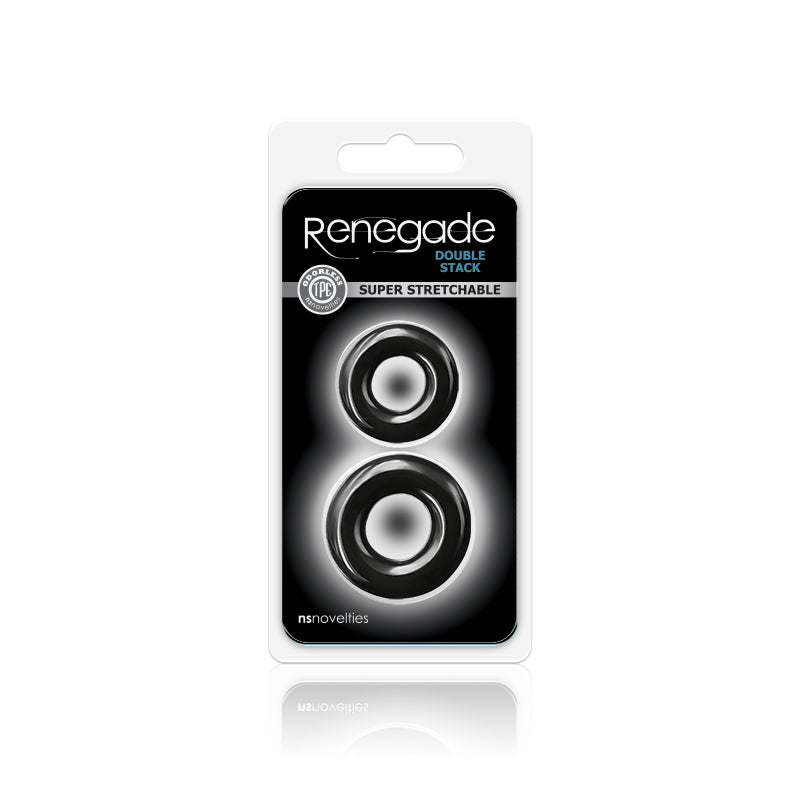 Renegade Double Stack Performance Rings – Black