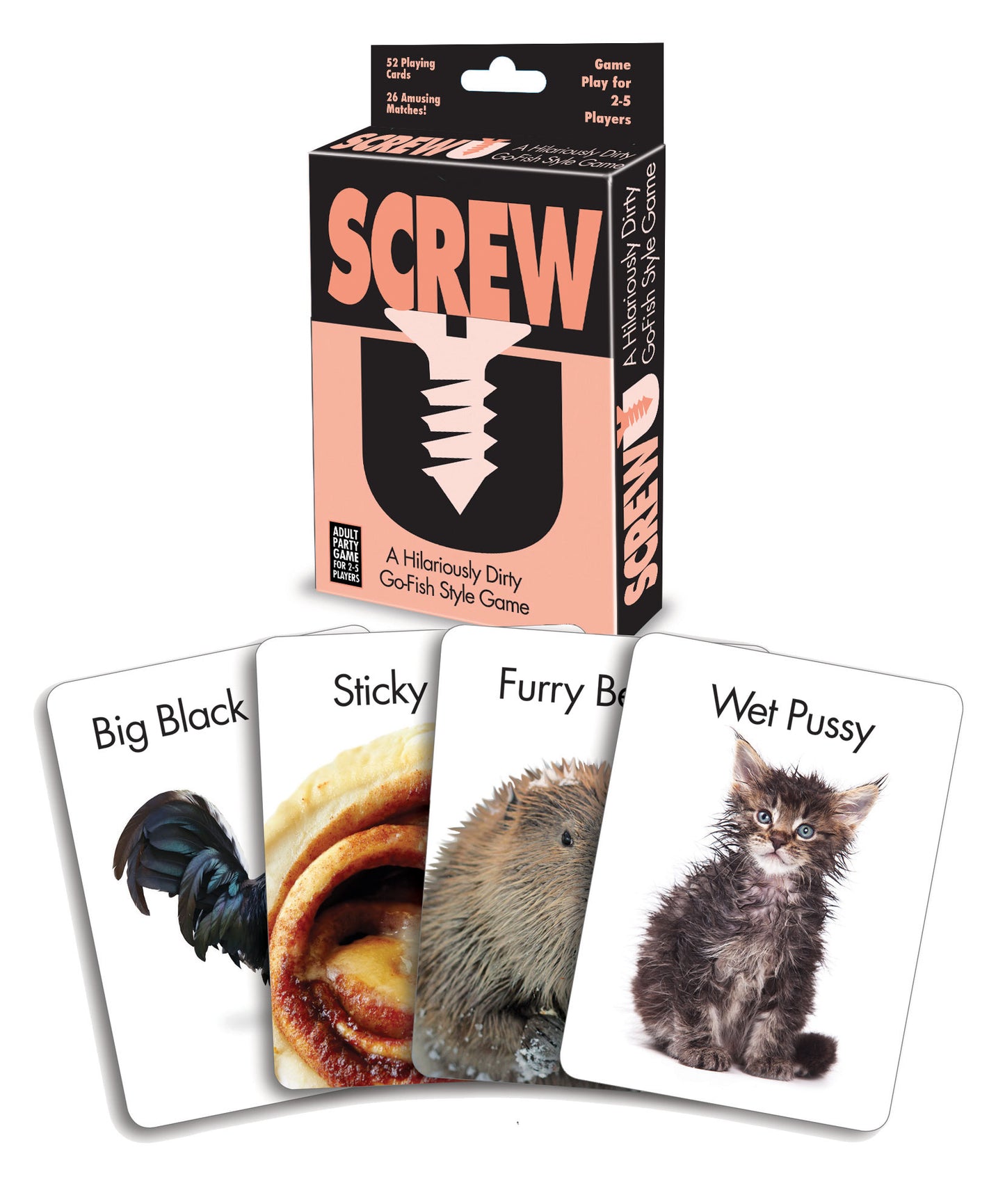 Little Genie Screw U Card Game – Go Fish Style Adult Party Game