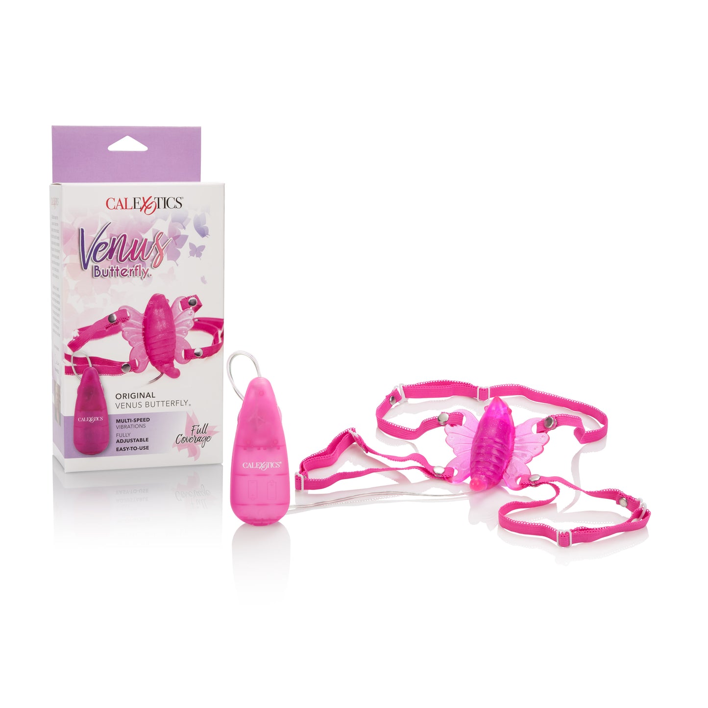 CalExotics Venus Butterfly Multi-Speed Vibration Device – Pink