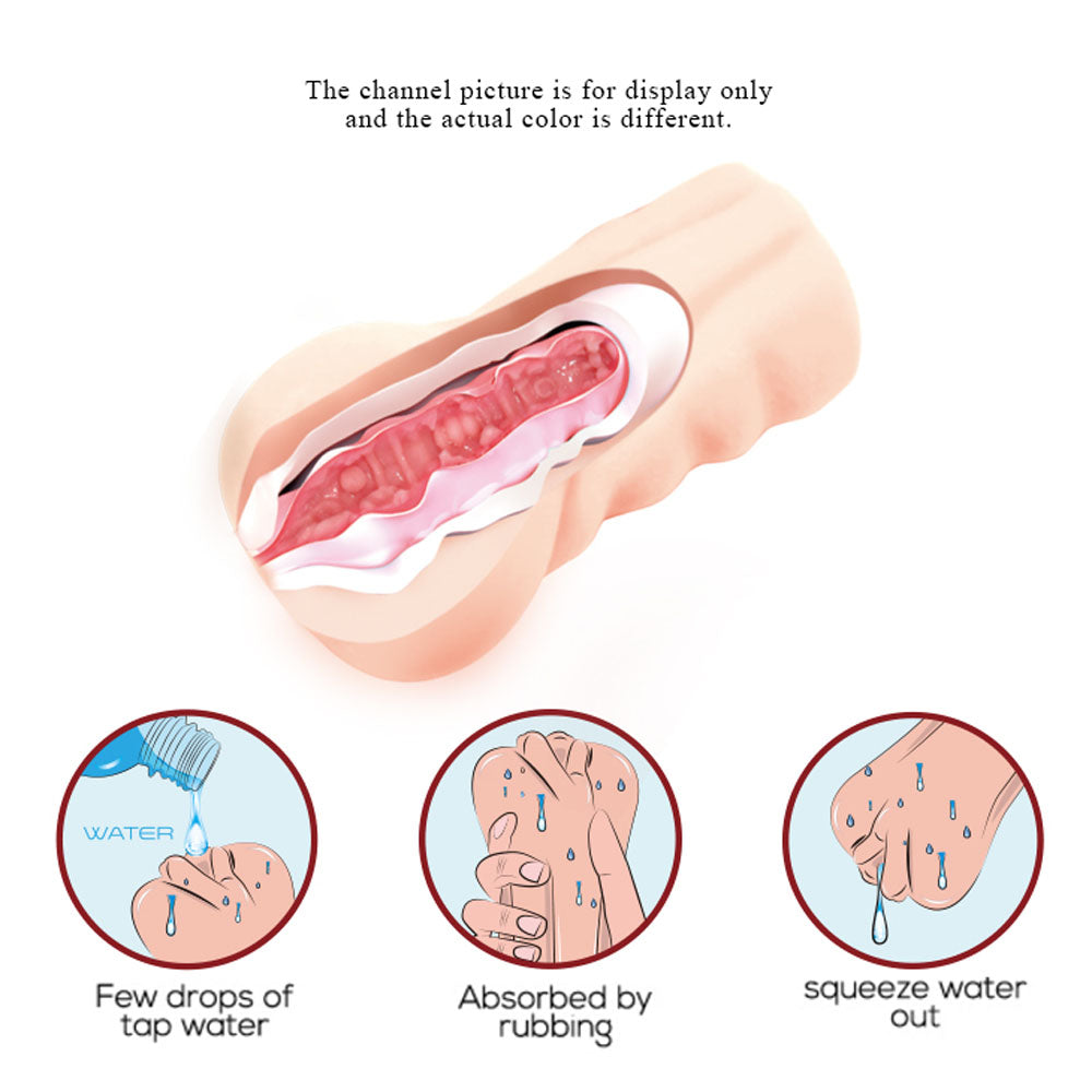 Crazy Bull Realistic Anime Girl 3D Vagina Masturbator – Beige