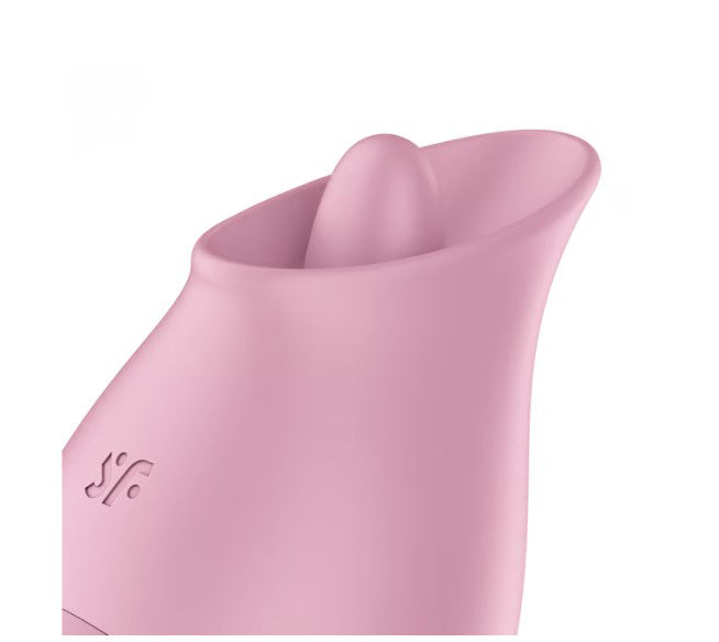 Satisfyer Tongue Player Vibrating Tongue Stimulator – Pink