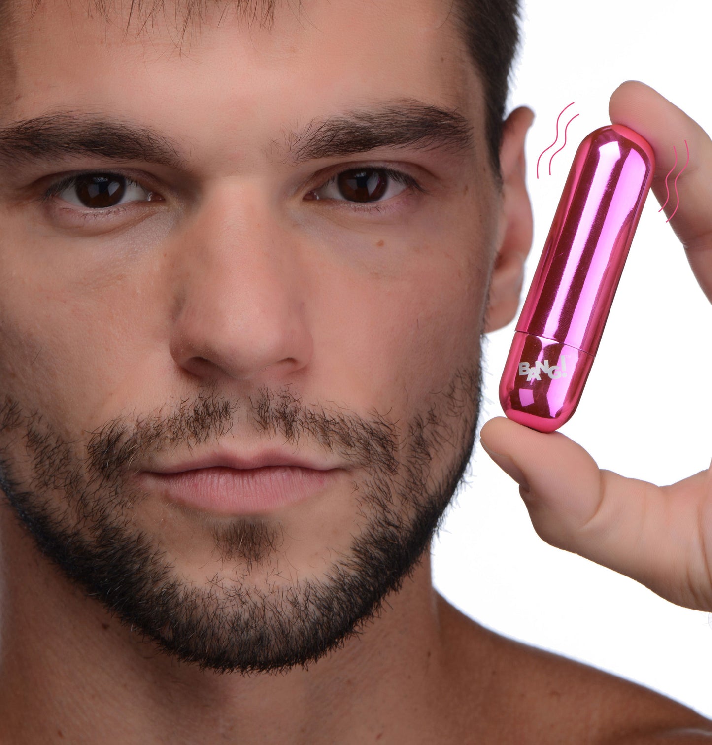 XR Brands 10x Rechargeable Vibrating Metallic Bullet - Pink - Waterproof, Multi-Function